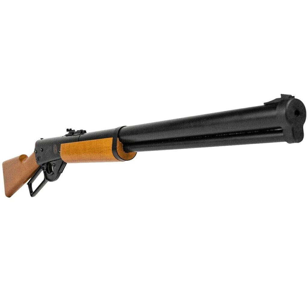 Carabina de Pressão Rossi Cowboy em Madeira 4.5mm Lever Action + 300 Esferas de Aço 4,5mm + 20 Alvos