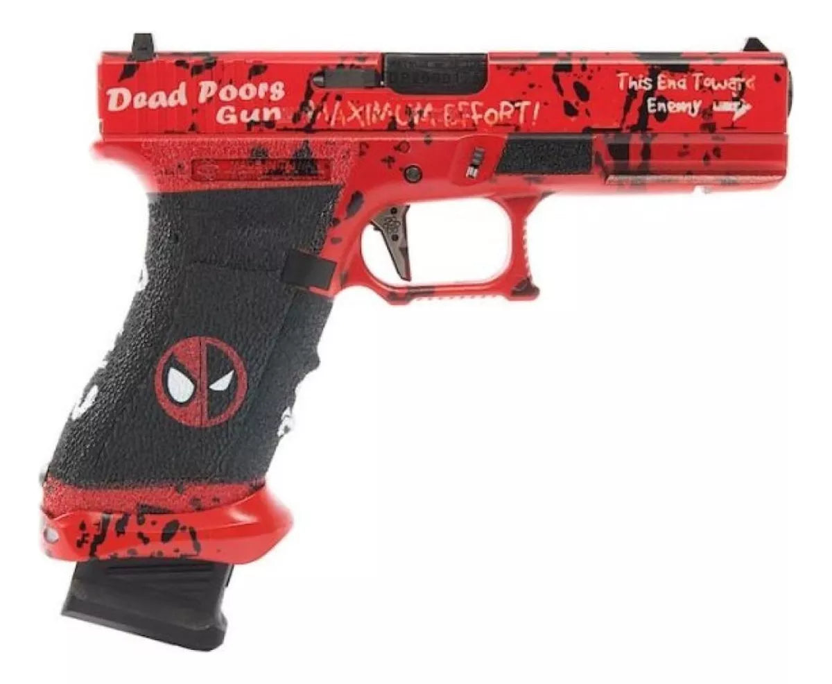 Pistola Airsoft Poseidon Glock G17 - Deadpool